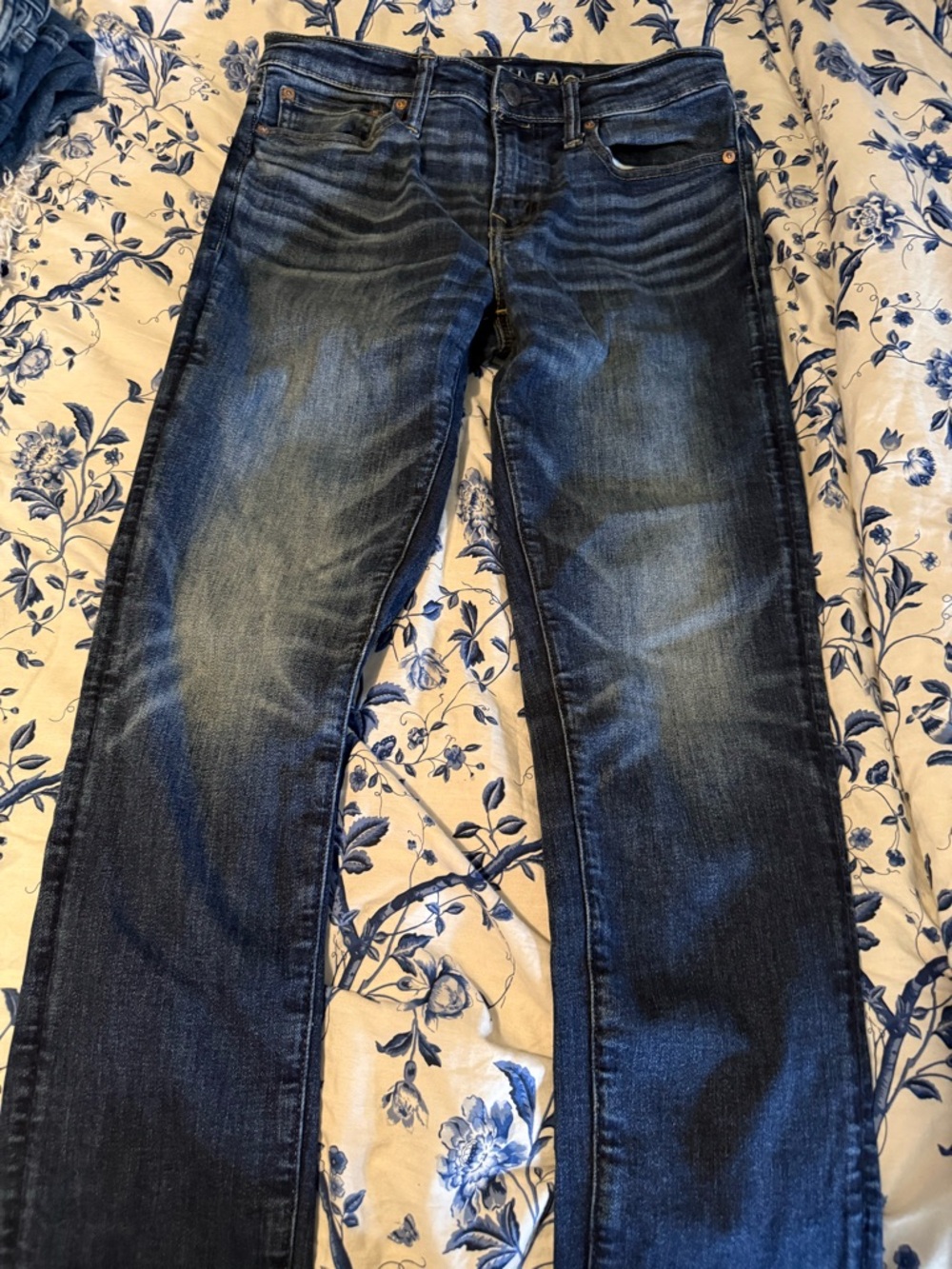American Eagle Outfitters Skinny Jeans - Dark Blue